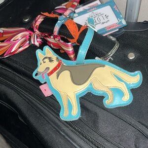 FLUFF German Shepherd Travel Luggage Bag Tag